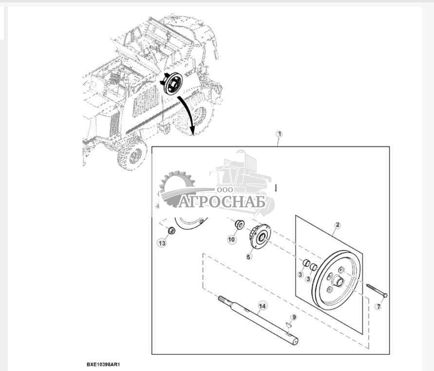 Slip Clutch for Clean Grain Elevator, Attachment 